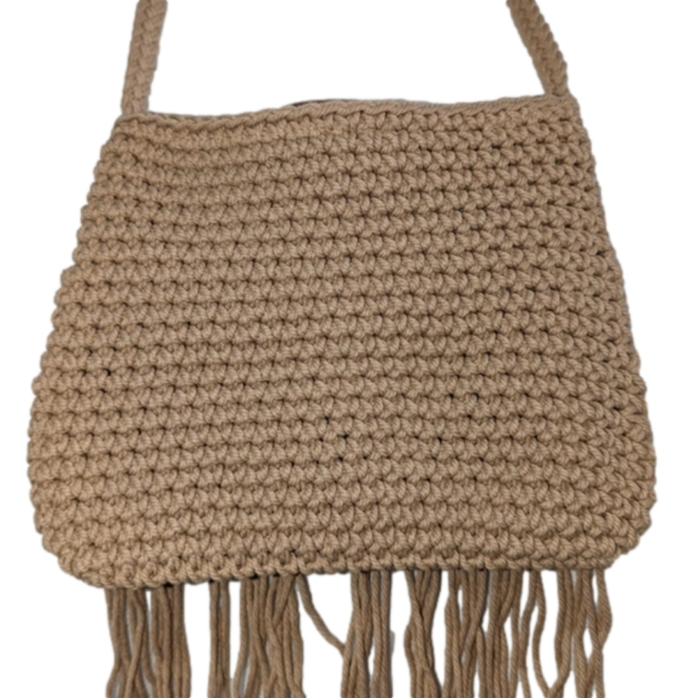 Purse Tassel Tote over the shoulder Boho Style Shoulder Bag Hippie Purse - Picture 5 of 10
